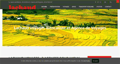 Desktop Screenshot of lachaudvoyages.com