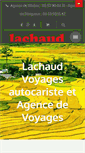 Mobile Screenshot of lachaudvoyages.com